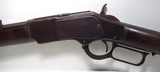 NICE SPECIAL ORDER MODEL 1873 WINCHESTER RIFLE SHIPPED 1888 from COLLECTING TEXAS – 38 W.C.F with EXTRA LONG 26” BARREL - 7 of 22