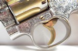 FANTASTIC ENGRAVED and HISTORIC COLT NEW SERVICE 44 RUSSIAN & SPECIAL REVOLVER from COLLECTING TEXAS – NICKEL and GOLD FINISH - 4 of 22