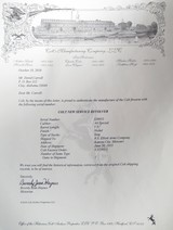 FANTASTIC ENGRAVED and HISTORIC COLT NEW SERVICE 44 RUSSIAN & SPECIAL REVOLVER from COLLECTING TEXAS – NICKEL and GOLD FINISH - 22 of 22