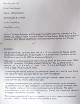 FANTASTIC ENGRAVED and HISTORIC COLT NEW SERVICE 44 RUSSIAN & SPECIAL REVOLVER from COLLECTING TEXAS – NICKEL and GOLD FINISH - 18 of 23