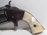 VERY NICE SMITH & WESSON “OLD ARMY” 32 R.F. REVOLVER from COLLECTING TEXAS – NICE CONDITION - CIVIL WAR ERA – PEARL GRIPS – KITTREDGE & Co. MARKED - 2 of 17