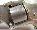 VERY FINE SMITH & WESSON MODEL 1 – 2nd ISSUE .22 CAL. TIP UP REVOLVER from COLLECTING TEXAS – SILVER and BLUE FINISH – IVORY GRIPS - 4 of 15