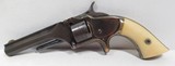 VERY FINE SMITH & WESSON MODEL 1 – 2nd ISSUE .22 CAL. TIP UP REVOLVER from COLLECTING TEXAS – SILVER and BLUE FINISH – IVORY GRIPS - 1 of 15