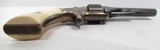VERY FINE SMITH & WESSON MODEL 1 – 2nd ISSUE .22 CAL. TIP UP REVOLVER from COLLECTING TEXAS – SILVER and BLUE FINISH – IVORY GRIPS - 12 of 15