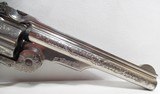 OUTSTANDING MODEL 3 S&W RUSSIAN 44 CAL. NIMSCHKE ENGRAVED REVOLVER from COLLECTING TEXAS – SCHULER HARTLEY & GRAHAM with KILLER WEXEL & DeGRESS GRIPS - 5 of 18