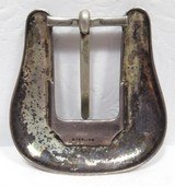 LOT of STERLING SILVER BUCKLES and CONCHOS from COLLECTING TEXAS - 6 of 10