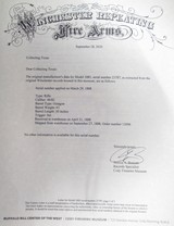 VERY SCARCE WINCHESTER 1885 HIGH WALL RIFLE in 40/82 CALIBER from COLLECTING TEXAS – SHIPPED 1888 - 20 of 20