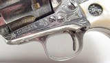 FINE FACTORY ENGRAVED 109 YEAR OLD COLT SAA from COLLECTING TEXAS – NICKEL with GOLD TRIM – SHIPPED to H&D FOLSOM ARMS Co. in 1912 - 4 of 21