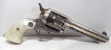 FINE FACTORY ENGRAVED 109 YEAR OLD COLT SAA from COLLECTING TEXAS – NICKEL with GOLD TRIM – SHIPPED to H&D FOLSOM ARMS Co. in 1912 - 7 of 21