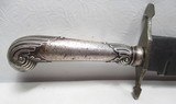 VERY NICE LARGE BOWIE KNIFE by HARRISON BROS. & HOWSON from COLLECTING TEXAS – SOLID SILVER HANDLE – 11” BLADE - 2 of 12