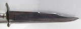 VERY NICE LARGE BOWIE KNIFE by HARRISON BROS. & HOWSON from COLLECTING TEXAS – SOLID SILVER HANDLE – 11” BLADE - 3 of 12