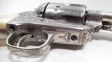 OUTSTANDING FACTORY ENGRAVED COLT SAA 45 BLACK POWDER FRAME REVOLVER from COLLECTING TEXAS – CIRCA 1895 - 17 of 21