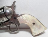 OUTSTANDING FACTORY ENGRAVED COLT SAA 45 BLACK POWDER FRAME REVOLVER from COLLECTING TEXAS – CIRCA 1895 - 6 of 21