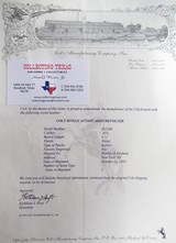 OUTSTANDING FACTORY ENGRAVED COLT SAA 45 BLACK POWDER FRAME REVOLVER from COLLECTING TEXAS – CIRCA 1895 - 21 of 21