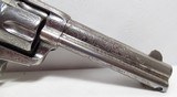 OUTSTANDING FACTORY ENGRAVED COLT SAA 45 BLACK POWDER FRAME REVOLVER from COLLECTING TEXAS – CIRCA 1895 - 4 of 21