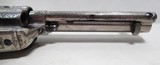OUTSTANDING FACTORY ENGRAVED COLT SAA 45 BLACK POWDER FRAME REVOLVER from COLLECTING TEXAS – CIRCA 1895 - 18 of 21