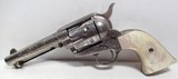 OUTSTANDING FACTORY ENGRAVED COLT SAA 45 BLACK POWDER FRAME REVOLVER from COLLECTING TEXAS – CIRCA 1895 - 5 of 21