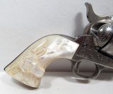 OUTSTANDING FACTORY ENGRAVED COLT SAA 45 BLACK POWDER FRAME REVOLVER from COLLECTING TEXAS – CIRCA 1895 - 2 of 21
