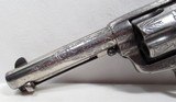 FINE FACTORY ENGRAVED COLT SAA BLACK POWDER FRAME REVOLVER from COLLECTING TEXAS – CIRCA 1894 - 5 of 20