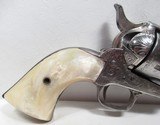 FINE FACTORY ENGRAVED COLT SAA BLACK POWDER FRAME REVOLVER from COLLECTING TEXAS – CIRCA 1894 - 8 of 20
