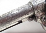 KANSAS SHIPPED FACTORY ENGRAVED COLT S.A.A. REVOLVER from COLLECTING TEXAS – GOLD GILT CYLINDER with CARVED PEARL GRIPS - 1901 - 10 of 20