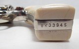 SCARCE MODEL 19-3 SMITH & WESSON REVOLVER from COLLECTING TEXAS – NICKEL with 2 1/2” BARREL – 2 PAIR of GRIPS - 13 of 18