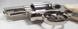 SCARCE MODEL 19-3 SMITH & WESSON REVOLVER from COLLECTING TEXAS – NICKEL with 2 1/2” BARREL – 2 PAIR of GRIPS - 14 of 18