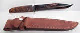 FANTASTIC BENCHMADE R.A. ROTELLA KNIFE with ORIGINAL CUSTOM SHEATH from COLLECTING TEXAS - 1 of 17