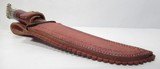 OUTSTANDING HANDMADE SILVEY CUSTOM KNIFE with ORIGINAL SHEATH from COLLECTING TEXAS - 14 of 14