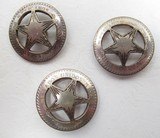 LOT of STERLING SILVER BUCKLES and CONCHOS from COLLECTING TEXAS - 8 of 10