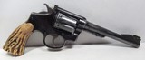 SMITH & WESSON M&P PRE-WAR 38 SPECIAL REVOLVER from COLLECTING TEXAS – 6” BARREL – KING CONVERSION - 8 of 19