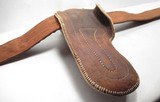 FANCY MEXICAN HOLSTER & BELT from COLLECTING TEXAS – HOLSTER & BELT for 4” - .38 CALIBER REVOLVER - 8 of 10