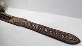 FANCY MEXICAN HOLSTER & BELT from COLLECTING TEXAS – HOLSTER & BELT for 4” - .38 CALIBER REVOLVER - 7 of 10