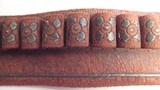 VERY FANCY SILVER LACED MEXICAN HOLSTER and BELT from COLLECTING TEXAS – for a 45 AUTO with MAGAZINE and CARTRIDGE LOOPS - 5 of 15