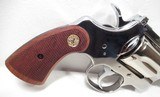 RARE EARLY COLT PYTHON from COLLECTING TEXAS – UN-FIRED and LETTERED NICKEL PYTHON with 2 1/2” BARREL – SHIPPED in 1966 - 7 of 16