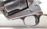 KANSAS SHIPPED FACTORY ENGRAVED COLT S.A.A. REVOLVER from COLLECTING TEXAS – GOLD GILT CYLINDER with CARVED PEARL GRIPS - 1901 - 8 of 20