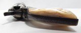 KANSAS SHIPPED FACTORY ENGRAVED COLT S.A.A. REVOLVER from COLLECTING TEXAS – GOLD GILT CYLINDER with CARVED PEARL GRIPS - 1901 - 14 of 20