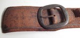VERY FANCY SILVER LACED MEXICAN HOLSTER and BELT from COLLECTING TEXAS – for a 45 AUTO with MAGAZINE and CARTRIDGE LOOPS - 3 of 15