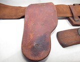 VERY FANCY SILVER LACED MEXICAN HOLSTER and BELT from COLLECTING TEXAS – for a 45 AUTO with MAGAZINE and CARTRIDGE LOOPS - 13 of 15
