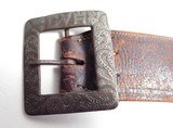 FANCY MEXICAN HOLSTER & BELT from COLLECTING TEXAS – HOLSTER & BELT for 4” - .38 CALIBER REVOLVER - 3 of 10