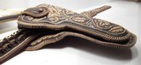 FANCY MEXICAN HOLSTER & BELT from COLLECTING TEXAS – HOLSTER & BELT for 4” - .38 CALIBER REVOLVER - 5 of 10
