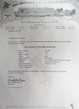 VERY RARE COLT SINGLE ACTION ARMY BLACK POWDER FRAME REVOLVER from COLLECTING TEXAS – 7 1/2” BARREL – HIGH ORIGINAL CONDITION - 20 of 20