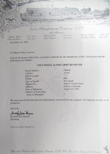 FINE CONDITION COLT SAA 38/40 REVOLVER with 7 1/2” BARREL from COLLECTING TEXAS – SHIPPED to DENVER, COLORADO in 1903 - 20 of 20