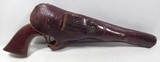 FINE COLT 1861 NAVY CONVERSION from COLLECTING TEXAS – ORIGINAL TOOLED SLIM-JIM HOLSTER - 24 of 25