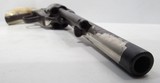 COLORFUL COLT SAA 44-40 ETCH PANEL NICKEL REVOLVER from COLLECTING TEXAS – CARVED PEARL GRIPS – 7 1/2” BARREL - 17 of 18