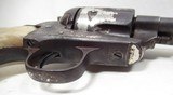 COLORFUL COLT SAA 44-40 ETCH PANEL NICKEL REVOLVER from COLLECTING TEXAS – CARVED PEARL GRIPS – 7 1/2” BARREL - 16 of 18