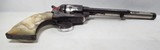 COLORFUL COLT SAA 44-40 ETCH PANEL NICKEL REVOLVER from COLLECTING TEXAS – CARVED PEARL GRIPS – 7 1/2” BARREL - 14 of 18