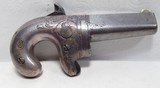 FINE NATIONAL ARMS CO. DERINGER No.1 MADE by MOORE from COLLECTING TEXAS – 41 RF CALIBER – SILVER PLATED BRASS FRAME - 1 of 13