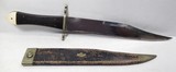 NICE GEORGE WOODHEAD BOWIE KNIFE with SHEATH from COLLECTING TEXAS – CIRCA 1850