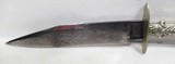 VERY NICE CALIFORNIA GOLD RUSH BOWIE KNIFE from COLLECTING TEXAS – ORIGINAL SHEATH - 3 of 11
